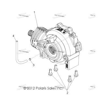 DRIVE TRAIN, FRONT GEARCASE