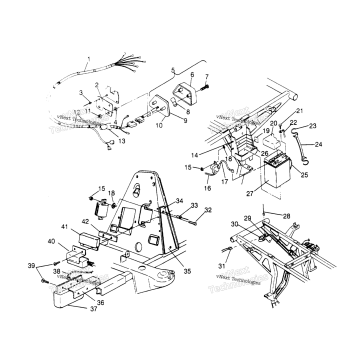 ELECTRICAL/TAILLIGHT ASSEMBLY 2X4 400L