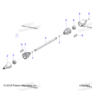 DRIVE TRAIN, DRIVE SHAFT, FRONT 24SXE95PP