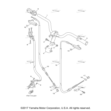STEERING HANDLE CABLE
