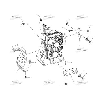 TRANSMISSION MOUNTING A02CB32AA/AB/FC