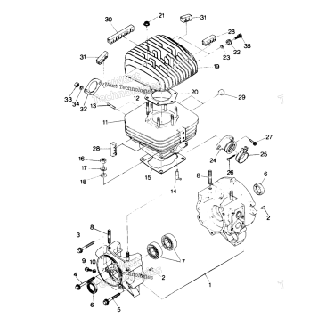 CRANKCASE & CYLINDER ASSEMBLY