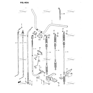 HANDLEBAR-CONTROL CABLE (L/M/N/P/R)