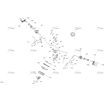 STEERING HANDLEBAR - CLUSTER SUPPORT