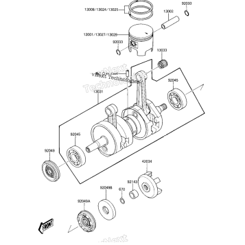 CRANKSHAFT/PISTONS