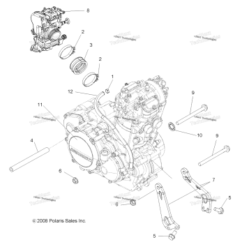 ENGINE, MOUNTING