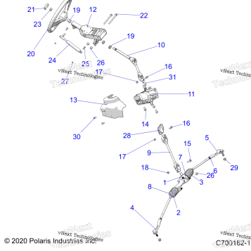 STEERING, STEERING ASM