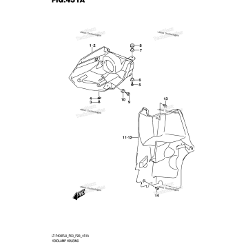 HEADLAMP HOUSING