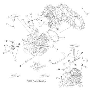 ENGINE, MOUNTING
