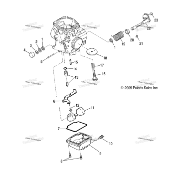 CARBURETOR, LOWER /AB/AC