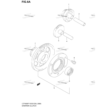 STARTER CLUTCH (MODEL Y/K1/K2)