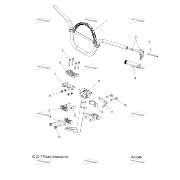 STEERING, HANDLEBAR MOUNTING ALL OPTIONS