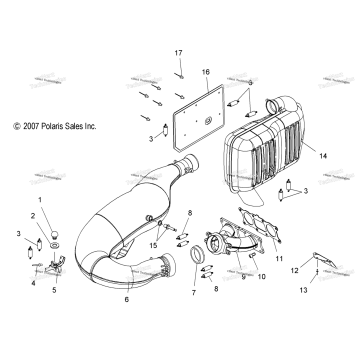ENGINE, EXHAUST SYSTEM