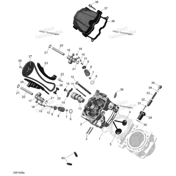 CYLINDER HEAD, FRONT - TURBO
