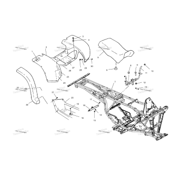 REAR CAB & SEAT