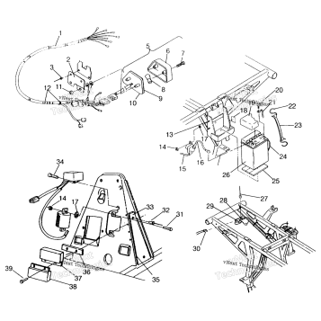 ELECTRICAL/TAILLIGHT ASSEMBLY SWEDISH 4X4 400L