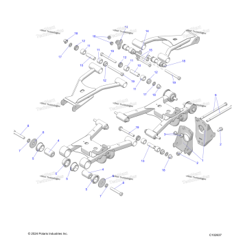 SUSPENSION, MIDDLE CONTROL ARM MOUNTING