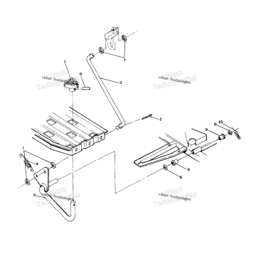 FOOT BRAKE ASSEMBLY 4X6UPDATED 4/89