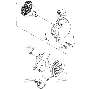 RECOIL STARTER XPLORER 400L