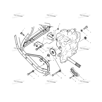 GEARCASE MOUNTING
