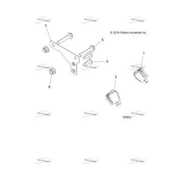 ELECTRICAL, SWITCHES AND AUX POWER PLUG BRACKET A19SEF57B4