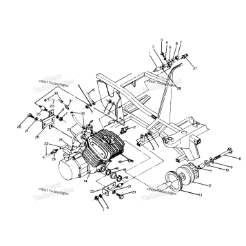 ENGINE MOUNTING 6X6