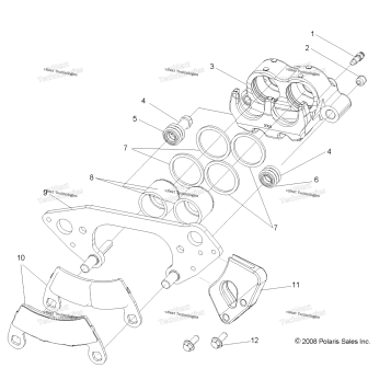 BRAKES, FRONT CALIPER