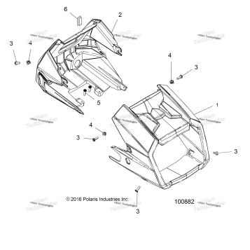 BODY, HEADLIGHT POD