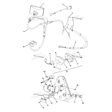 WIRING HARNESS UPDATED 5/90
