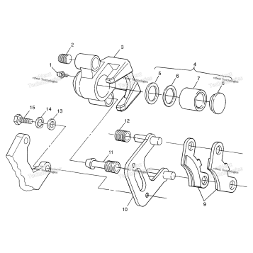 FRONT BRAKE XPLORER 300