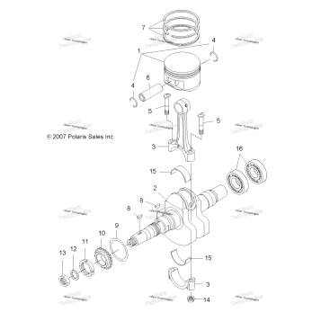 ENGINE, CRANKSHAFT & PISTON