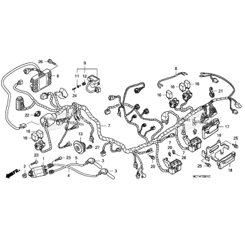 WIRE HARNESS (FSC600A'03-'05)