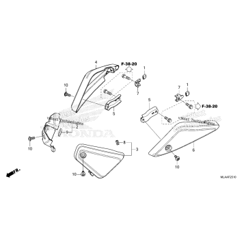 AIR CLEANER SIDE COVER