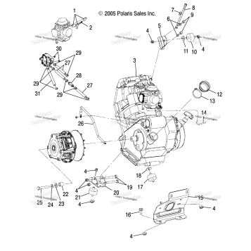 ENGINE MOUNTING /AB/AC