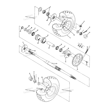 REAR WHEEL DRIVE ASSEMBLY