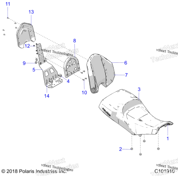BODY, SEAT A19SDE57F1/SDA57F1