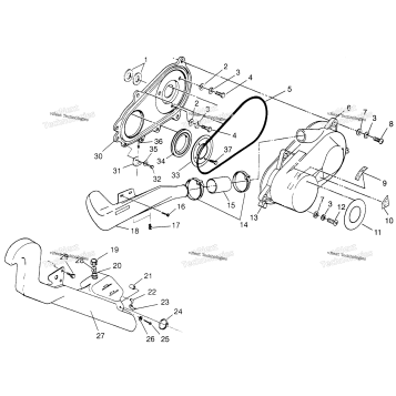 CLUTCH COVER W968540 (4935863586C007)