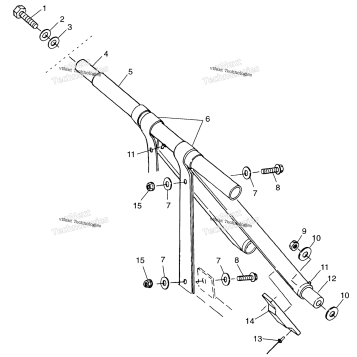 FRONT TORQUE ARM 500 EFI