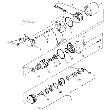 STARTING MOTOR TRAIL BLAZER (4940124012D009)