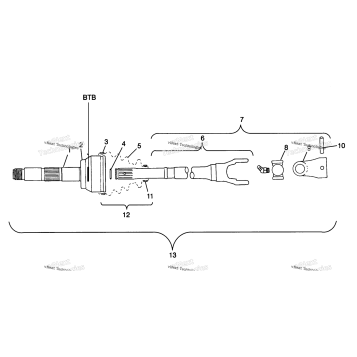 CV JOINT BTB XPLORER 400L