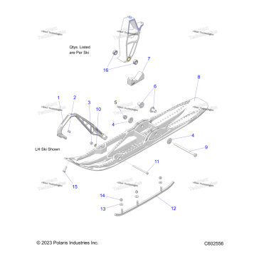 STEERING, SKI ASM