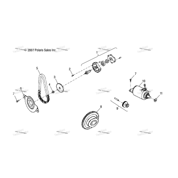 ENGINE, GENERATOR & STARTING MOTOR