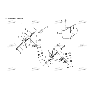 CONTROL ARM & FOOTREST /VB