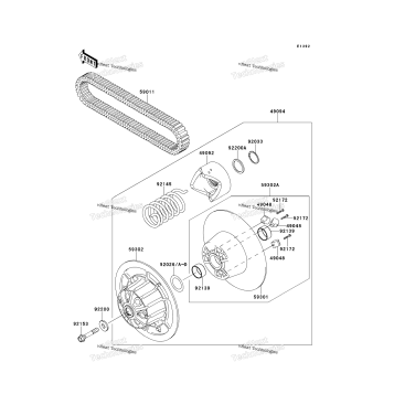 DRIVEN CONVERTER/DRIVE BELT