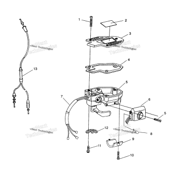 CONTROLS THROTTLE ASM./CABLE SPORTSMAN 4X4