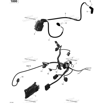 ENGINE HARNESS AND ELECTRONIC MODULE