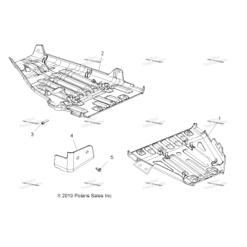 BODY, SKID PLATES