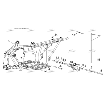CHASSIS, FRAME A08KA09AB/AD