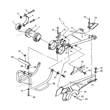 SWING ARM/GUARD MOUNTING