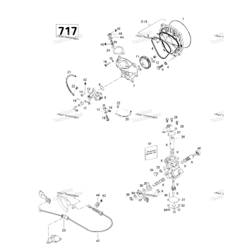 OIL INJECTION SYSTEM, OIL PUMP (717)